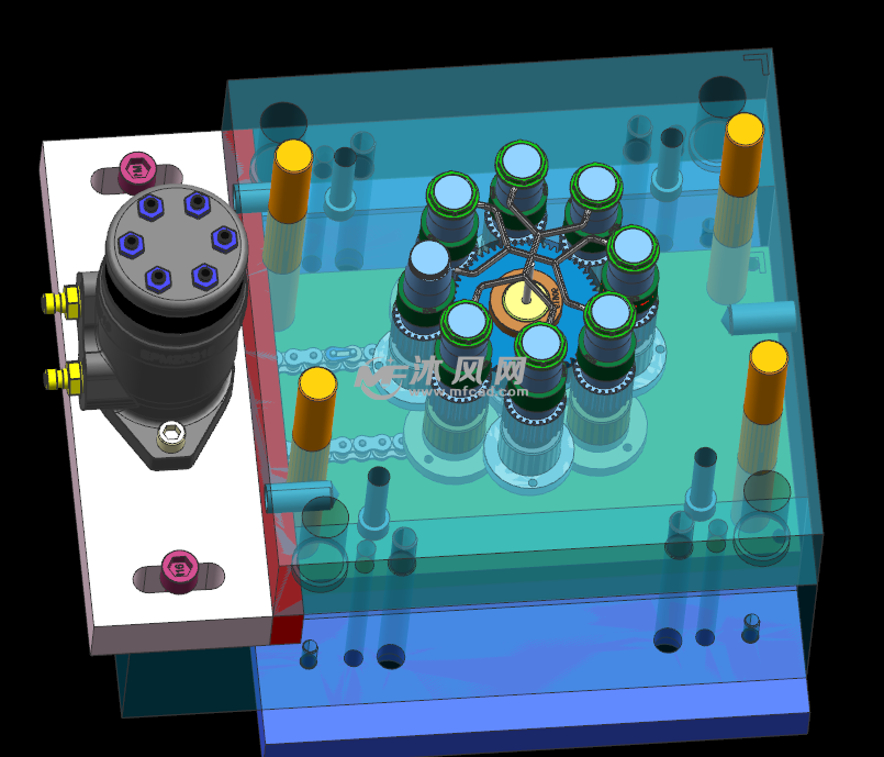 螺纹模具模型设计