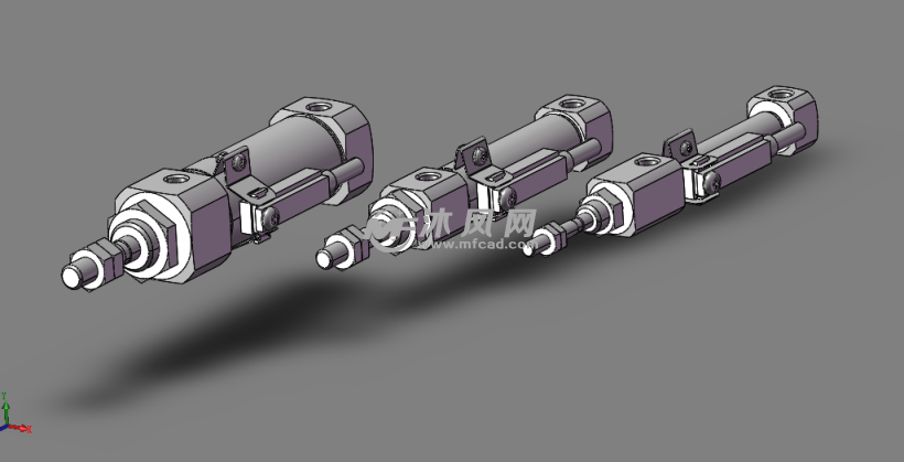 3种带开关scpd3l笔形气缸