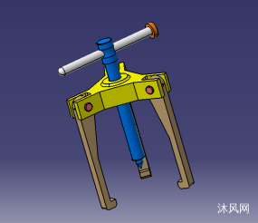 三腿夹具三维模型图纸合集的封面图
