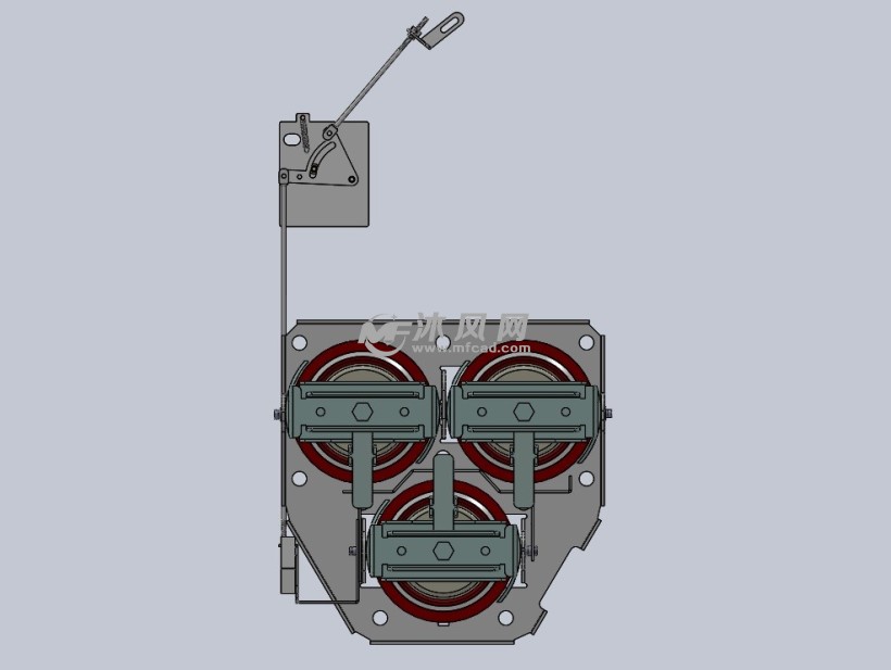 充气柜熔丝及脱扣装配