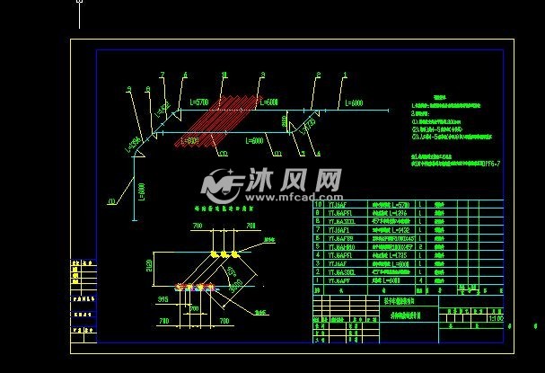 斜向积放链设计图 - 输送和提升设备图纸 - 沐风网