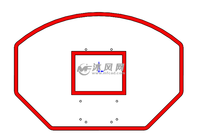 儿童专用篮筐 - 运动器材图纸 - 沐风网