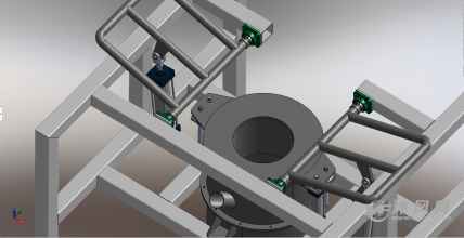 吨袋拆包机solidworks