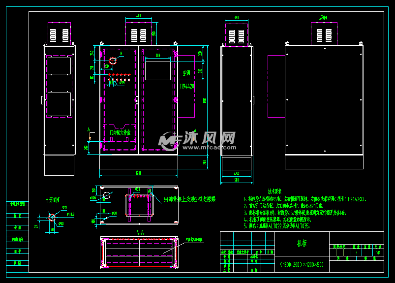 顶罩变压器控制柜(仿威图ps柜)