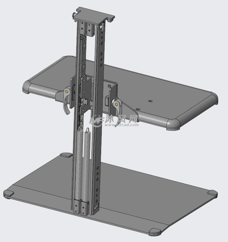升降电脑桌设计