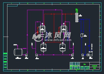 掛板蒸發器工藝流程圖pid