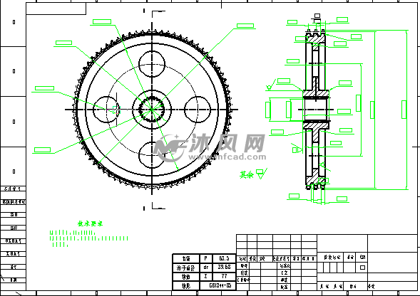 传动用三排链轮