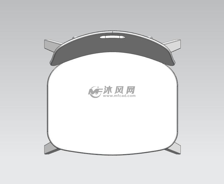 椅子俯视图
