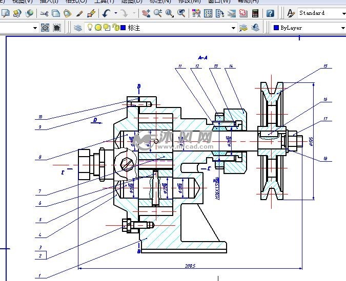 齿轮油泵装配图设计