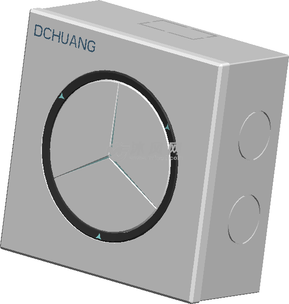 三开圆形点触开关