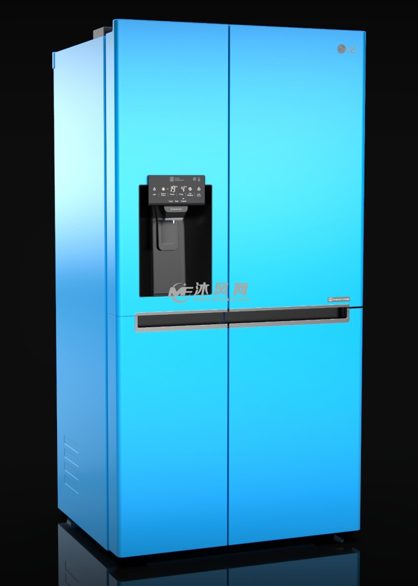 冰箱设计3d模型