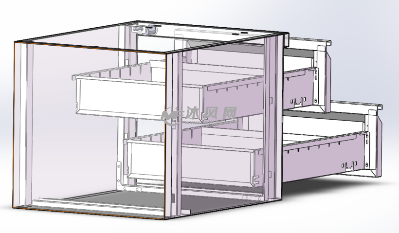 nch23702双层抽屉