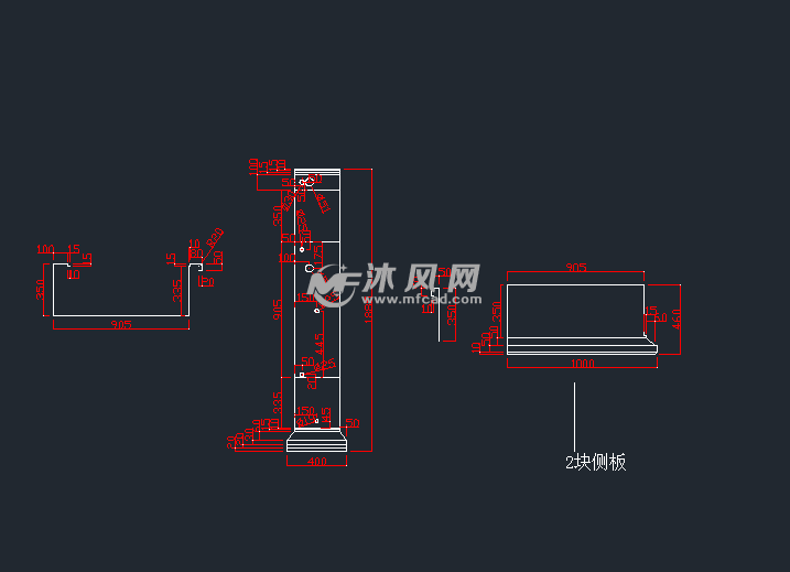 运水烟罩循环水箱 - 家用电器图纸 - 沐风网
