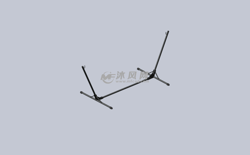 钢管吊床图纸模型