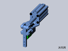 90°气缸翻转夹紧机构