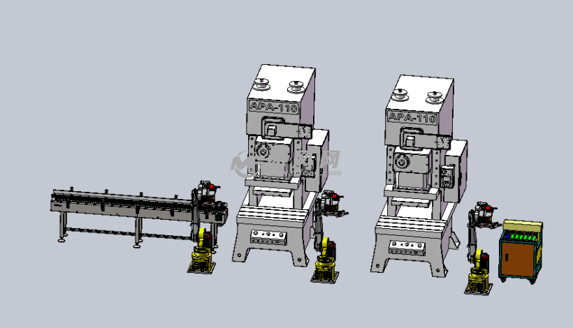 钣金冲压下料成型线
