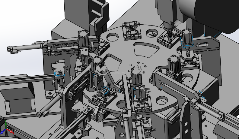 塑胶件自动铆压组装机 - 机械加工图纸 - 沐风网