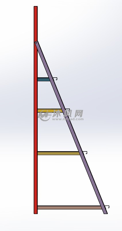 阳台或院子花架 - 日常用品图纸 - 沐风网