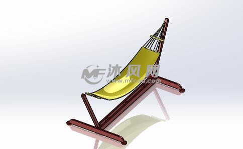 吊床木质模型图图纸下载_家具家装图纸 - 沐风网