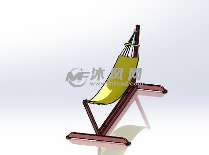 吊床木质模型图图纸下载_家具家装图纸 - 沐风网