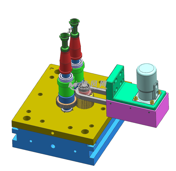 马达链条退牙螺纹模具