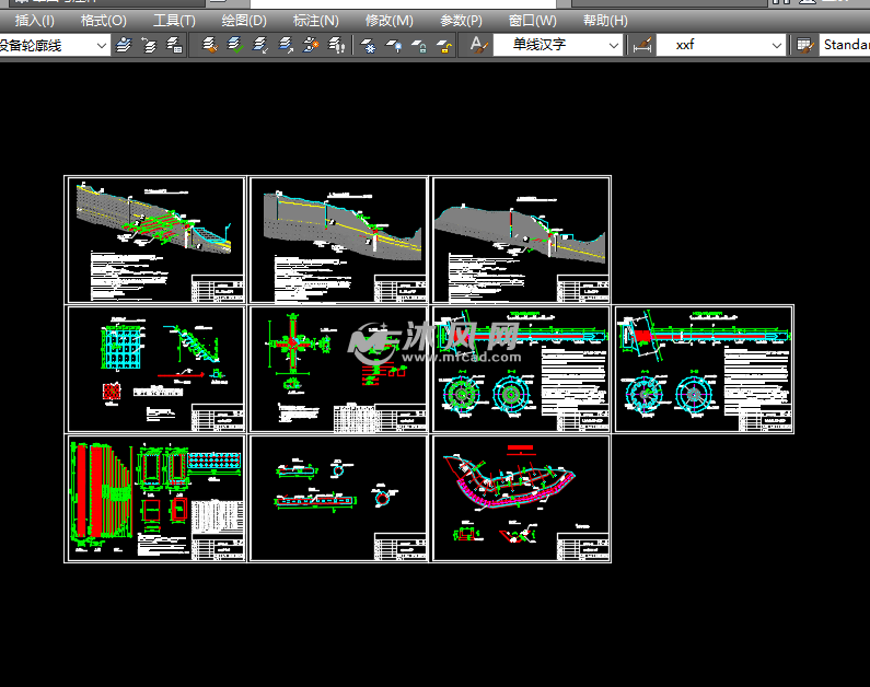 水库山体滑坡治理工程施工图