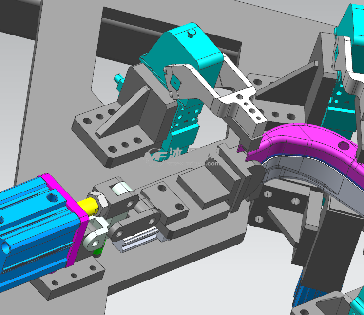 汽车三角臂上下主体钣金拼焊夹具