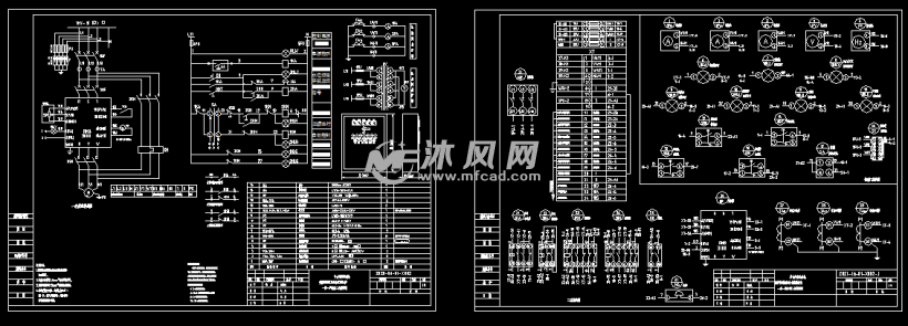 電動機各種變頻控制原理圖及二次施工接線圖