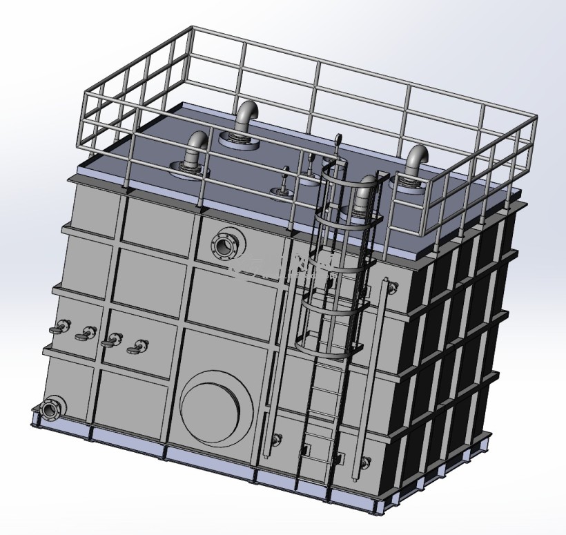 矩形容器储罐 - 储存压力容器图纸 - 沐风网