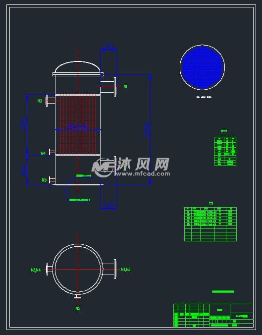 01-js-1700甲醇加热器,预热器图