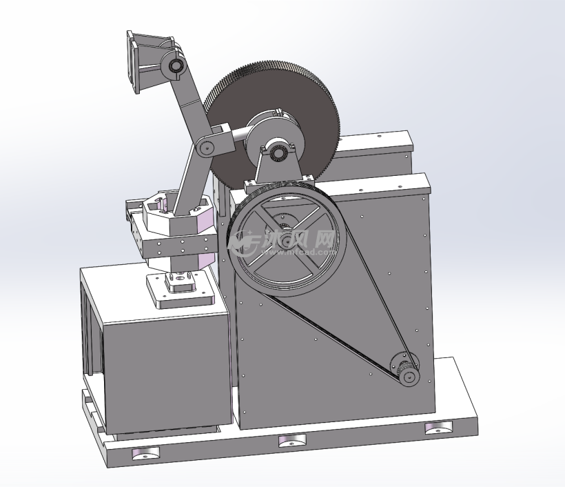 六杆增力冲压机床