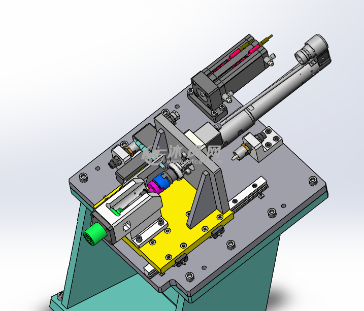 螺丝枪p头浮动导向链接机构