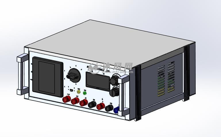 一款经典电控箱三维设计