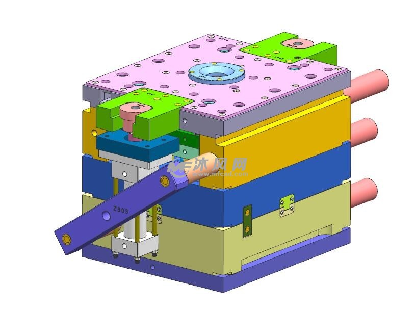 机壳产品倒装模