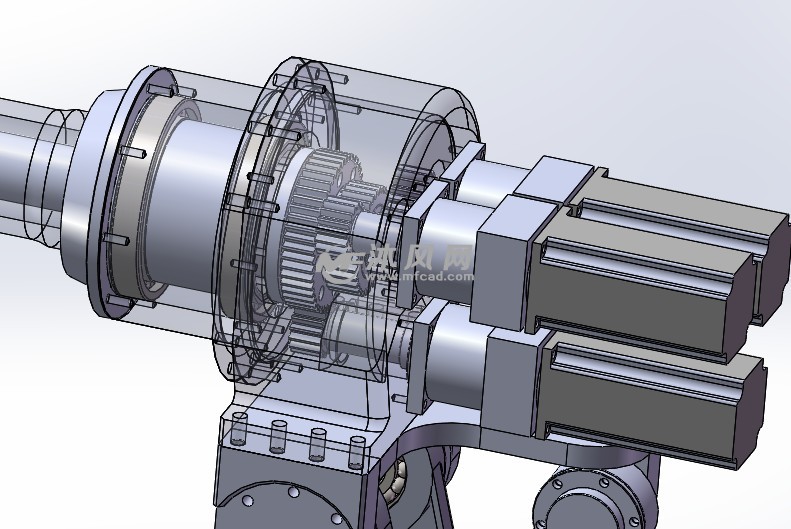 六轴机器人齿轮结构