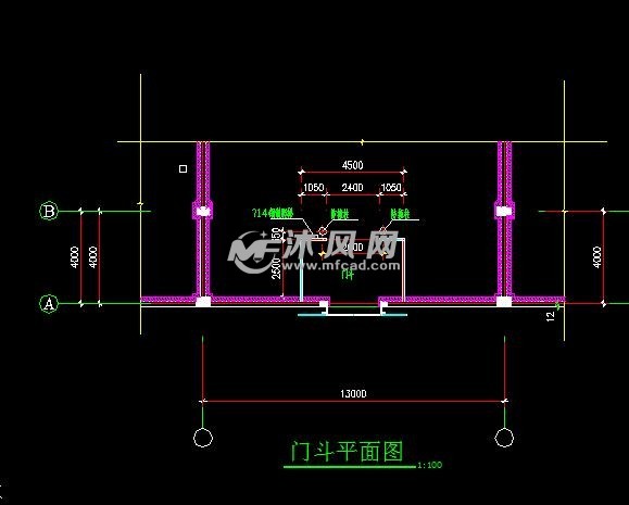 门斗式钢结构宣传立墙