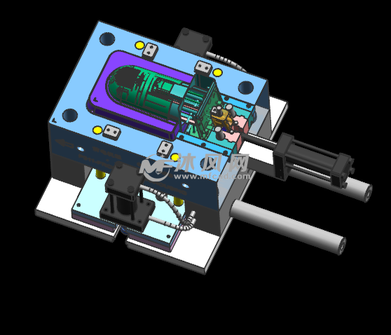模具行位结构图