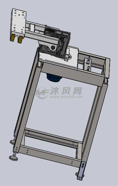 翻转机构三维图设计