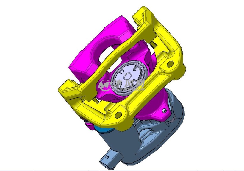 汽车刹车制动器模型