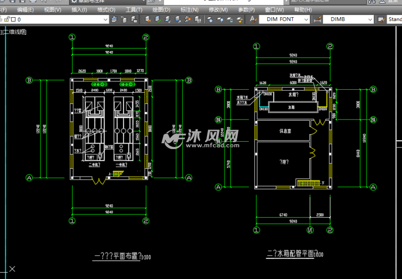 一层设备平面布置图