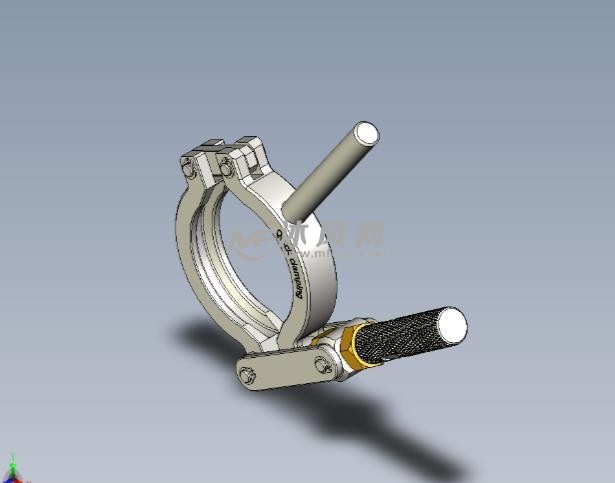 快速夹紧装置三维模型