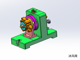 铣床铣对边槽带分度夹具