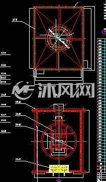垃圾焚烧炉设备紧急排放口结构图