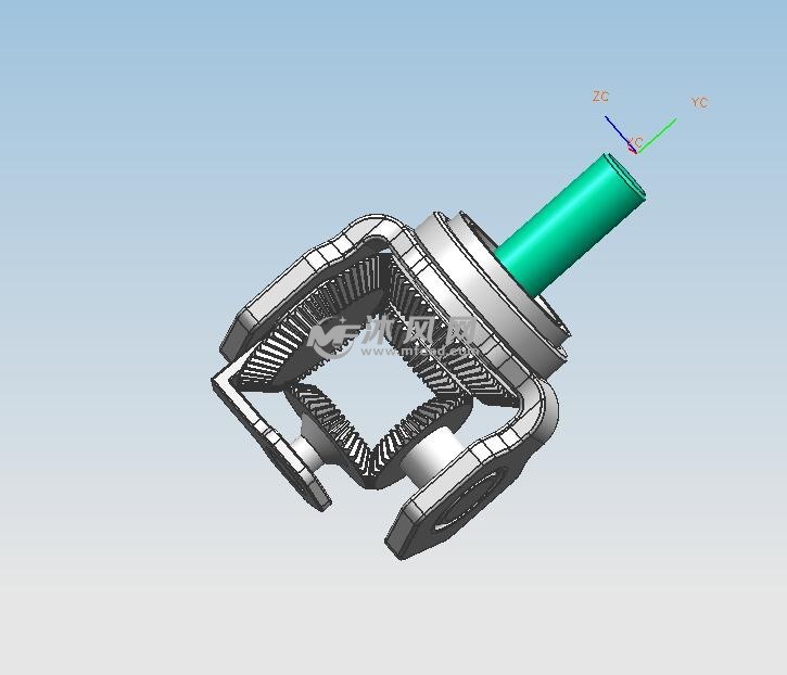 汽车差速器设计模型图