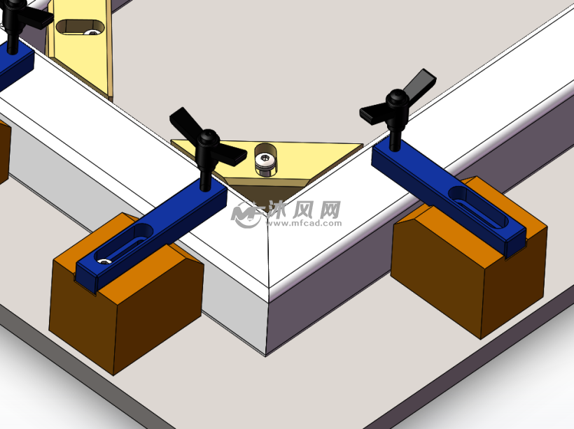 矩形管焊接夹具
