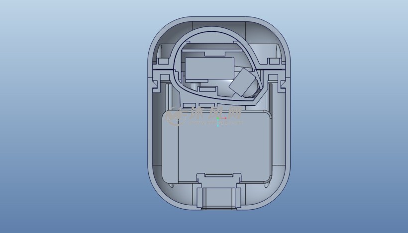 无线蓝牙耳机截面图