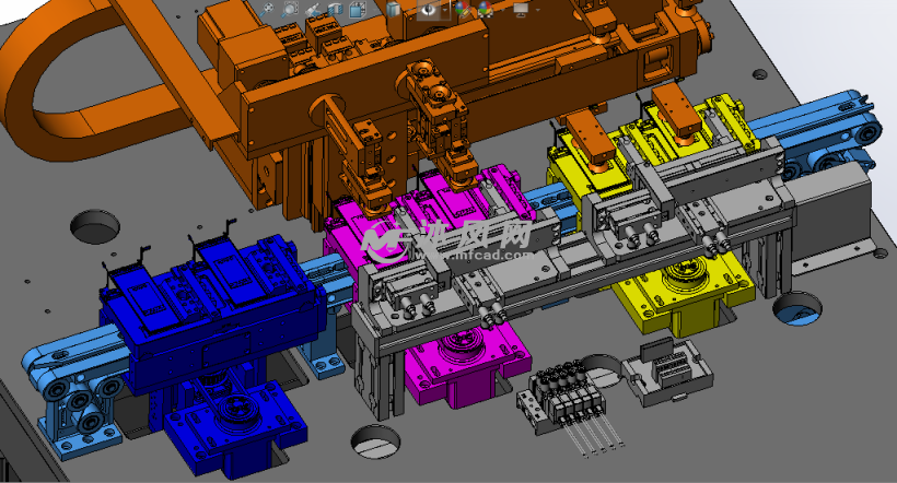 移印机内部结构布局