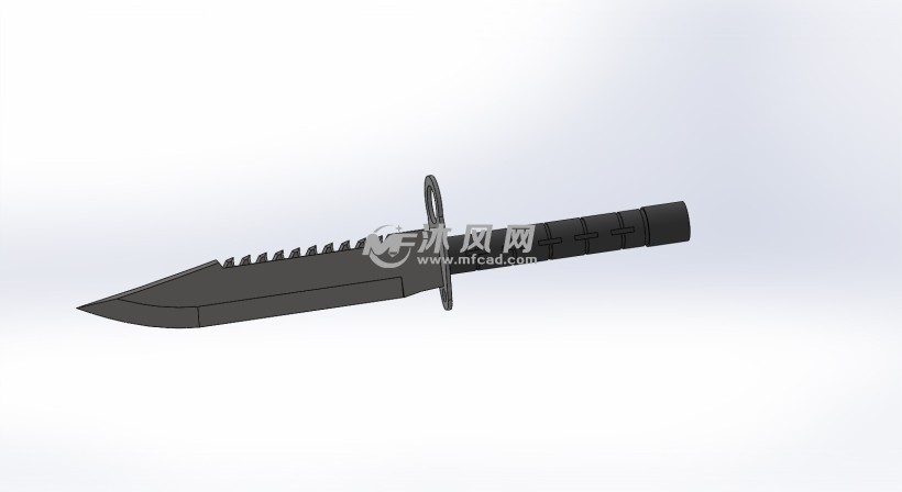 m9战术军刀 - 军工模型图纸 - 沐风网