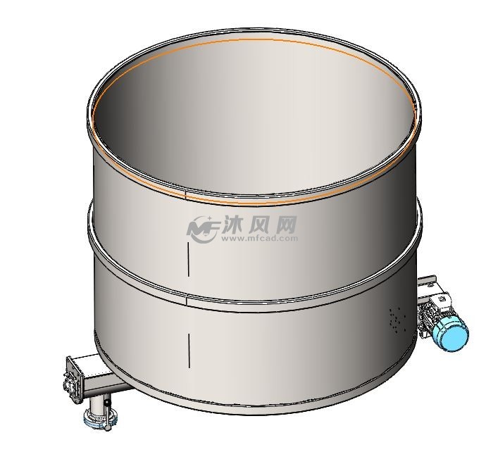 搅拌罐三维设计模型