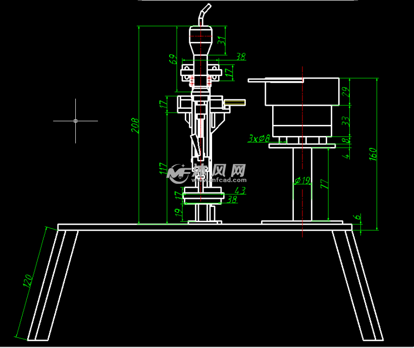 自动拧螺丝机图纸